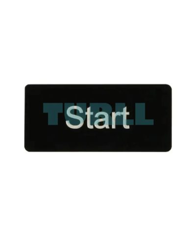 Siemens 3SU1900-0AC16-0DT0 SIRIUS ACT Labeling Plate, "START" Inscription, Black, 12.5 x 27 mm