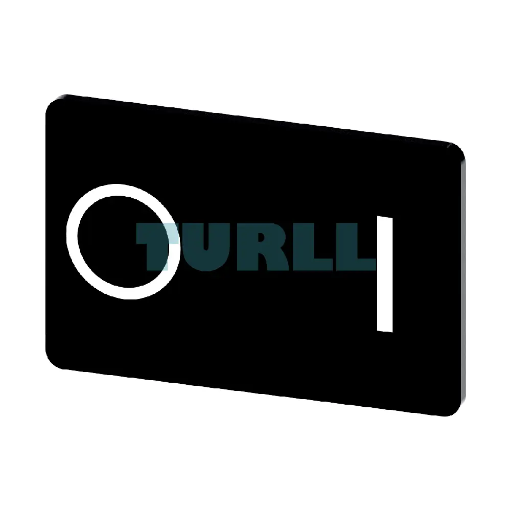 Siemens 3SU1900-0AD16-0QG0 Labeling Plate, Black with White Font, O I Symbol, 17.5 x 27 mm Original Brand New 4 Siemens 3SU1900-0AD16-0QG0 Labeling Plate, Black with White Font, O I Symbol, 17.5 x 27 mm