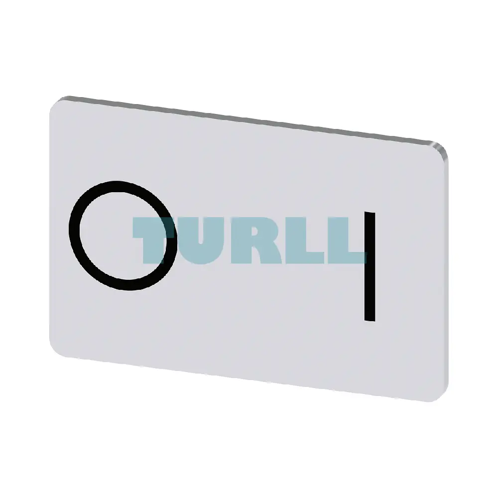 Siemens 3SU1900-0AD81-0QG0 SIRIUS ACT Labeling Plate (17.5x27mm), Silver/Black "O I" Symbol Original Brand New 2 Siemens 3SU1900-0AD81-0QG0 SIRIUS ACT Labeling Plate (17.5x27mm), Silver/Black "O I" Symbol