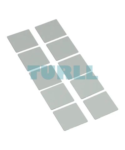 Siemens 3SU1900-0AE81-0AA0 Labeling Plate, 27x27mm, Silver Self-Labeling