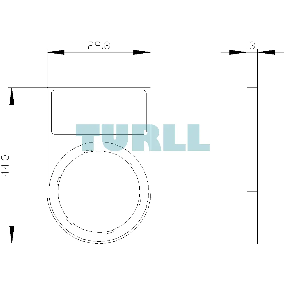 Siemens 3SU1900-0AG10-0AA0 Label Holder, 22mm, Black Frame, For 12.5mm x 27mm Label Plate Original Brand New 6 Siemens 3SU1900-0AG10-0AA0 Label Holder, 22mm, Black Frame, For 12.5mm x 27mm Label Plate