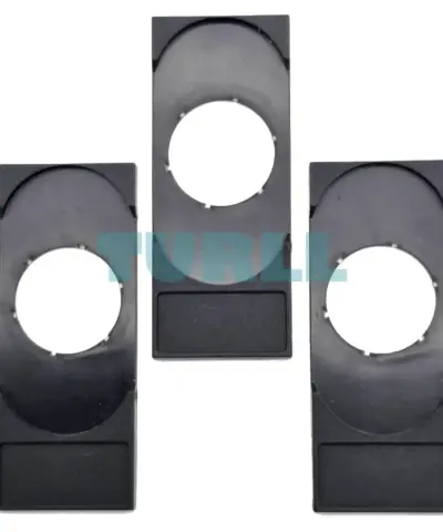 Siemens 3SU1900-0AK10-0AA0 Label Holder, 22mm, Twin Pushbutton, Flat Black, Labeling Plate
