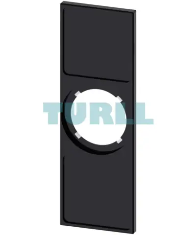 Siemens 3SU1900-0AL10-0AA0 Label Holder for Coordinate Switch, 22mm, 2 Positions, Black