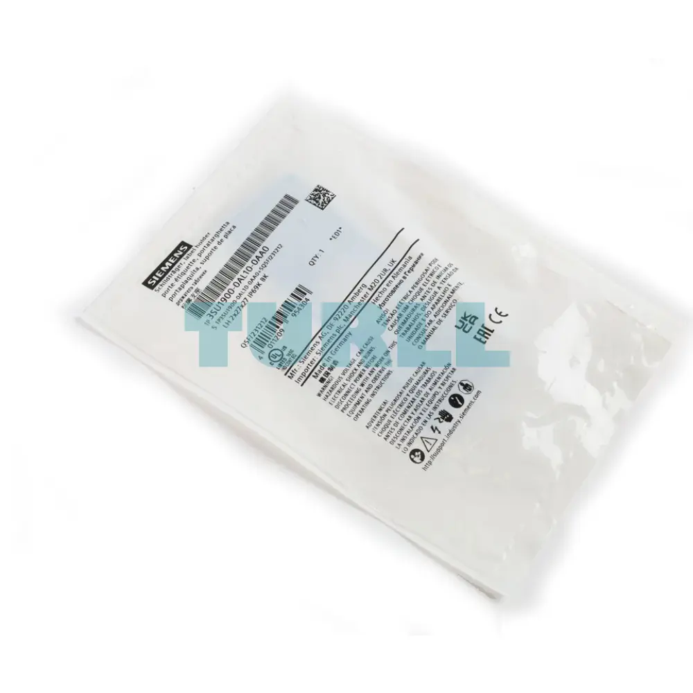 Siemens 3SU1900-0AL10-0AA0 Label Holder for Coordinate Switch, 22mm, 2 Positions, Black Original Brand New 2 Siemens 3SU1900-0AL10-0AA0 Label Holder for Coordinate Switch, 22mm, 2 Positions, Black