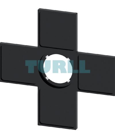 Siemens 3SU1900-0AM10-0AA0 Label Holder for Coordinate Switch, 22mm, 4 Positions, Black