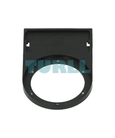 Siemens 3SU1900-0AR10-0AA0 Label Holder, 22mm, Flat Black, Snap-On Frame for Labeling Plate