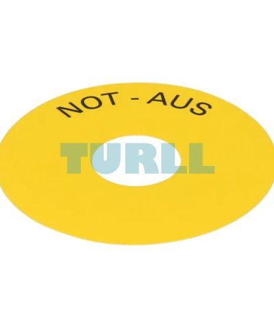 Siemens 3SU1900-0BC31-0AS0 Backing Plate Round for Emergency Stop Mushroom Pushbutton, Yellow