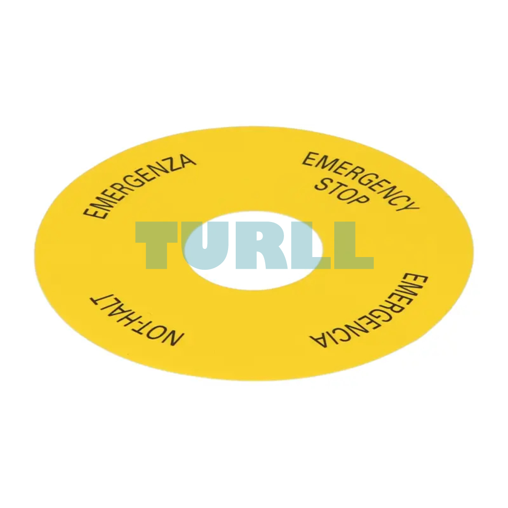 Siemens 3SU1900-0BC31-0NB0 Emergency Stop Backing Plate, Yellow Self-Adhesive Round Plate Original Brand New 1 Siemens 3SU1900-0BC31-0NB0 Emergency Stop Backing Plate, Yellow Self-Adhesive Round Plate