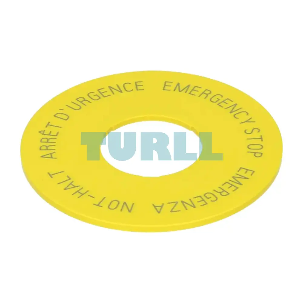 Siemens 3SU1900-0BN31-0NC0 Emergency Stop Washer, Yellow, 60 mm, Multi-Language Marking Original Brand New 1 Siemens 3SU1900-0BN31-0NC0 Emergency Stop Washer, Yellow, 60 mm, Multi-Language Marking