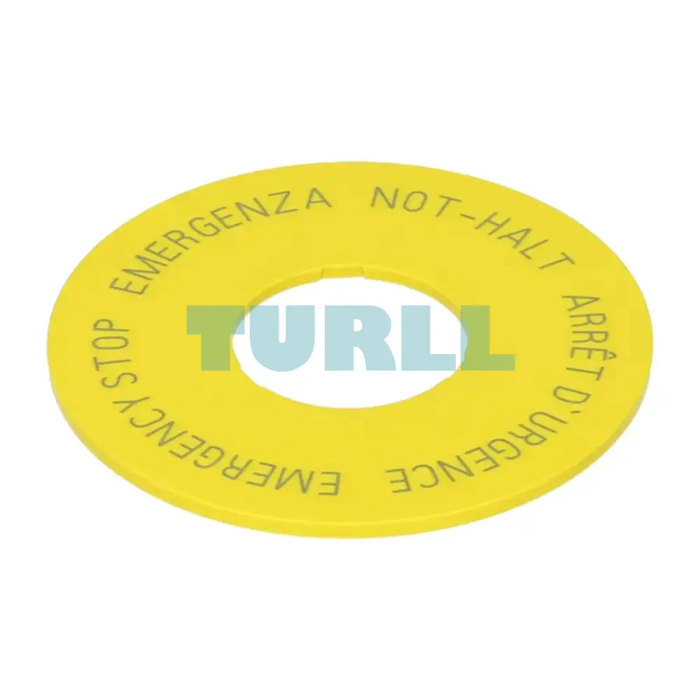 Siemens 3SU1900-0BN31-0NC0 Emergency Stop Washer, Yellow, 60 mm, Multi-Language Marking Original Brand New 2 Siemens 3SU1900-0BN31-0NC0 Emergency Stop Washer, Yellow, 60 mm, Multi-Language Marking