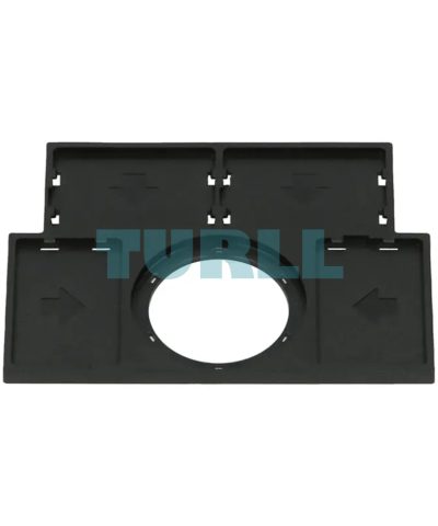 Siemens 3SU1900-0BT10-0AA0 Flat Black Label Holder for 4 Labeling Plates