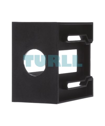Siemens 3SU1900-0KH80-0AA0 DIN Rail Adapter Black, 22mm Round for Command Devices