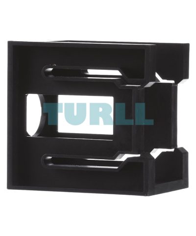 Siemens 3SU1900-0KH80-0AA0 DIN Rail Adapter Black, 22mm Round for Command Devices