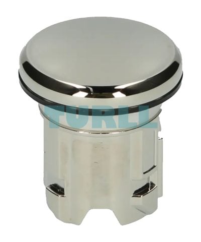 Siemens 3SU1950-0FA80-0AA0 Sealing Plug 22mm Metal, Shiny Silver