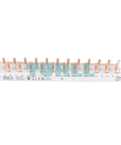 Siemens 5ST3674-0 Compact Pin Busbar, 10mm², 12x Compact Device, Touch Protected