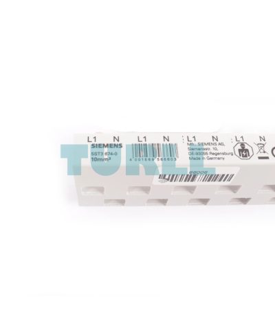 Siemens 5ST3674-0 Compact Pin Busbar, 10mm², 12x Compact Device, Touch Protected