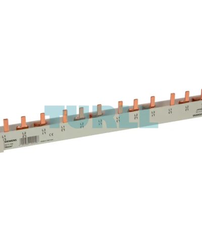 Siemens 5ST3708 Pin Busbar, Touch-Safe, 16 mm, 3-Phase, 214 mm