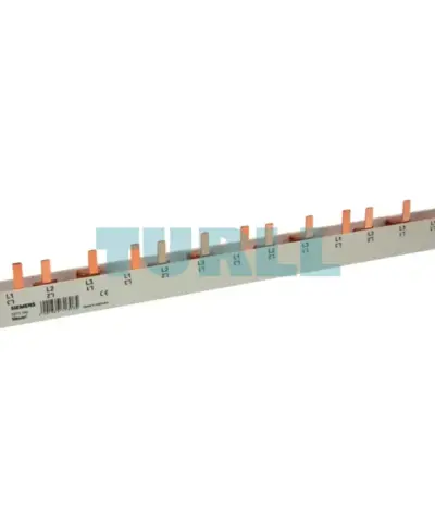 Siemens 5ST3740 Pin Busbar, Touch-Safe, 10 mm², 3-Phase, 1016 mm, Cuttable