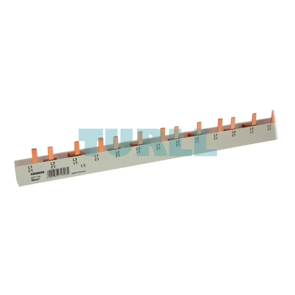 Siemens 5ST3740 Pin Busbar, Touch-Safe, 10 mm², 3-Phase, 1016 mm, Cuttable Original Brand New 1 Siemens 5ST3740 Pin Busbar, Touch-Safe, 10 mm², 3-Phase, 1016 mm, Cuttable