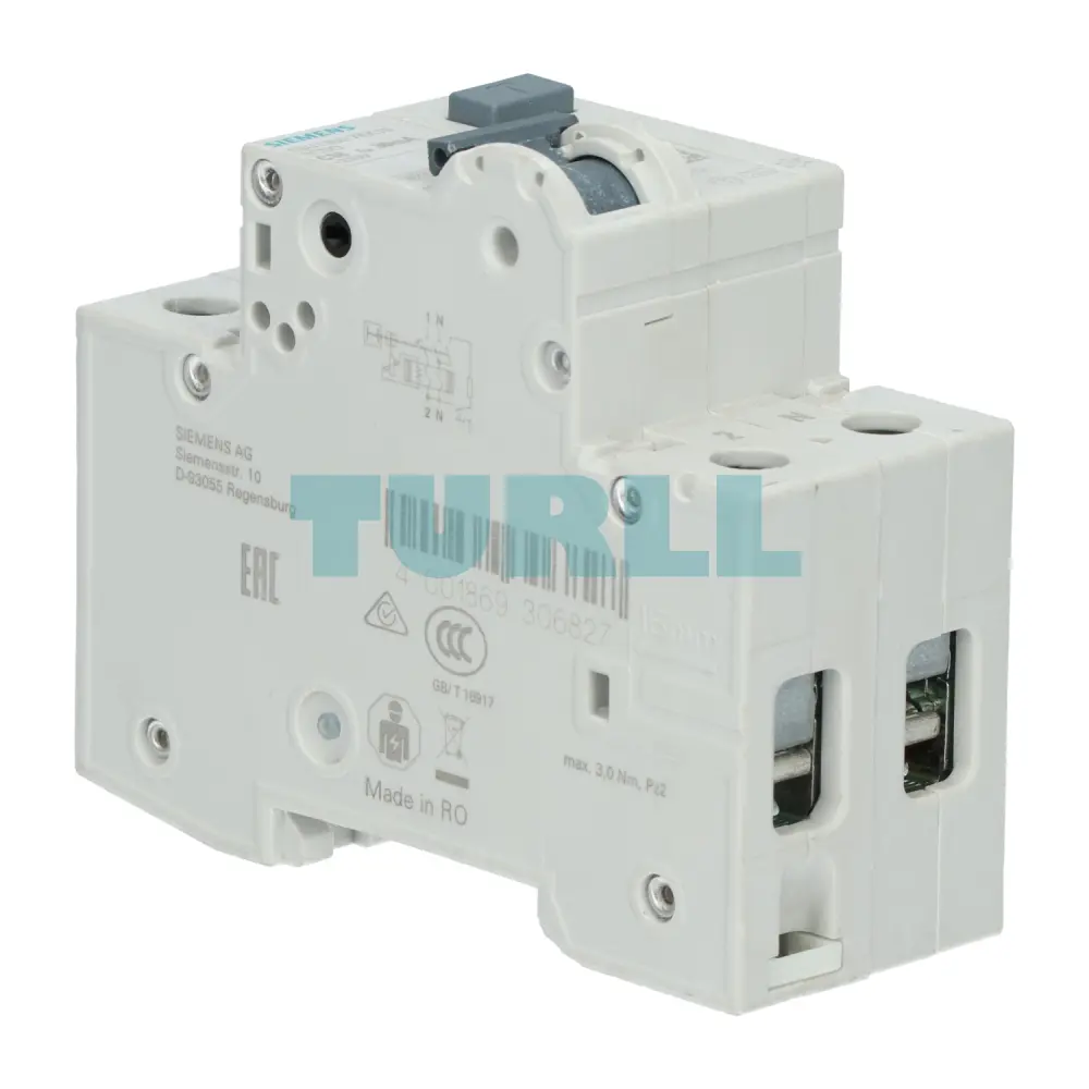 Siemens 5SU1356-7KK16 RCBO 16A 30mA, 1P+N, Type A, 6kA C-Characteristic, 230V AC Original Brand New 3 Siemens 5SU1356-7KK16 RCBO 16A 30mA, 1P+N, Type A, 6kA C-Characteristic, 230V AC