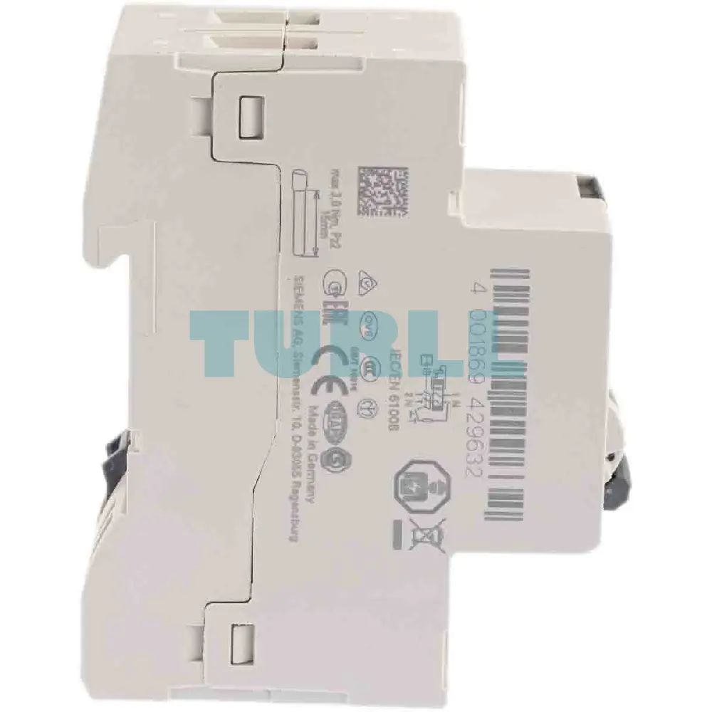 Siemens 5SV3312-6 Residual Current Circuit Breaker, 2-Pole, Type A, 25A, 30mA, 230V Original Brand New 3 Siemens 5SV3312-6 Residual Current Circuit Breaker, 2-Pole, Type A, 25A, 30mA, 230V