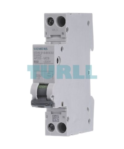 Siemens 5SV6016-6KK32 AFDD-MCB Combination 230V, 6kA, 1+N, B Curve, 32A Compact (1MW)