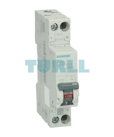 Siemens 5SV6016-7KK06 AFDD-MCB Combination 230V, 6kA, 1+N, C, 6A Compact (1MW)