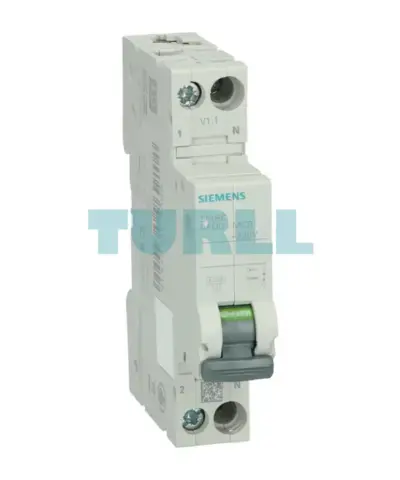 Siemens 5SV6016-7KK32 AFDD-MCB Combination 230V, 6kA, 1+N, C-Curve, 32A Compact (1MW)