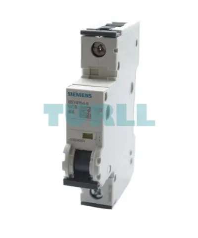 Siemens 5SY4104-6 Miniature Circuit Breaker 4A, 1-Pole, B Curve, 230/400V, 10kA