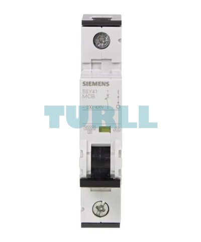 Siemens 5SY4120-6 Miniature Circuit Breaker 230/400V, 10kA, 1-Pole, B Curve, 20A