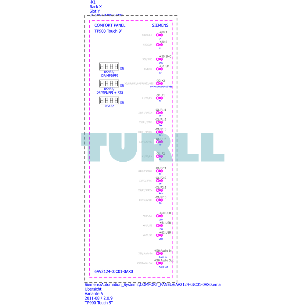 Siemens 6AV2124-0JC01-0AX0 SIMATIC HMI TP900, Comfort Panel, 9” Touch, PROFINET/MPI/DP Original Brand New 7 Siemens 6AV2124-0JC01-0AX0 SIMATIC HMI TP900, Comfort Panel, 9” Touch, PROFINET/MPI/DP