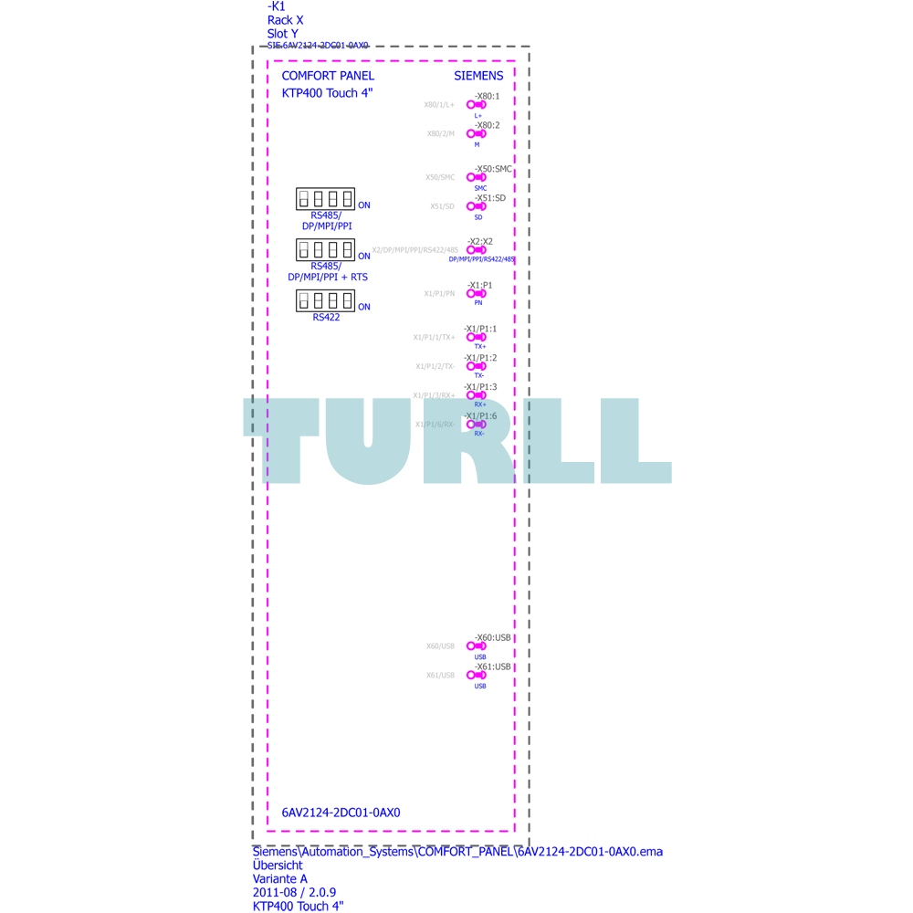 Siemens 6AV2124-2DC01-0AX0 SIMATIC HMI KTP400 Comfort Panel, 4" Widescreen TFT, Key/Touch Original Brand New 2 Siemens 6AV2124-2DC01-0AX0 SIMATIC HMI KTP400 Comfort Panel, 4" Widescreen TFT, Key/Touch