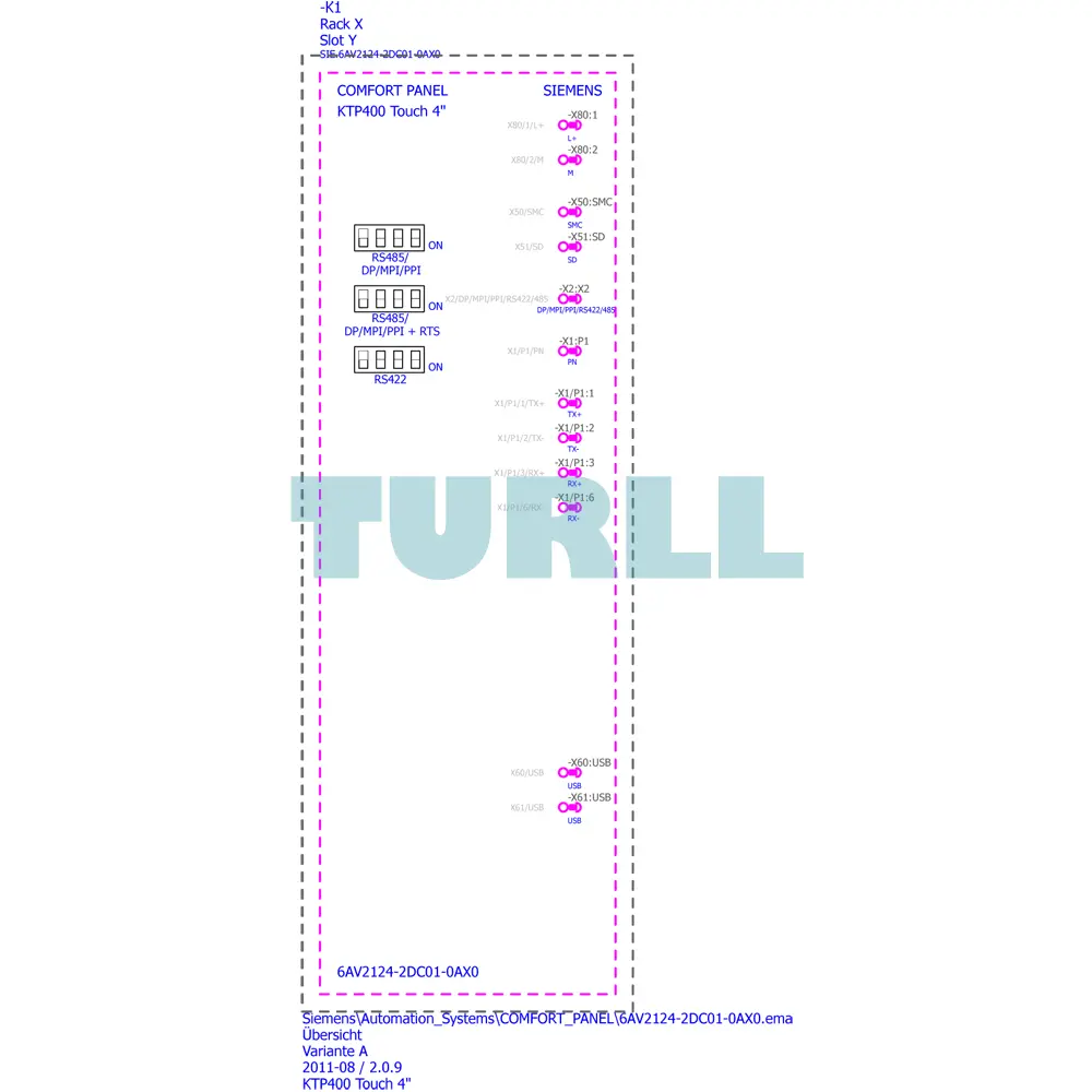 Siemens 6AV2124-2DC01-0AX0 SIMATIC HMI KTP400 Comfort Panel, 4" Widescreen TFT, Key/Touch Original Brand New 2 Siemens 6AV2124-2DC01-0AX0 SIMATIC HMI KTP400 Comfort Panel, 4" Widescreen TFT, Key/Touch