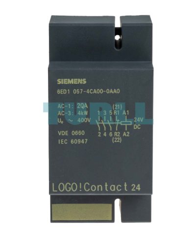 Siemens 6ED1057-4CA00-0AA0 LOGO! Contact 24 Switching Module, 24V DC, 20A, 3NO + 1NC