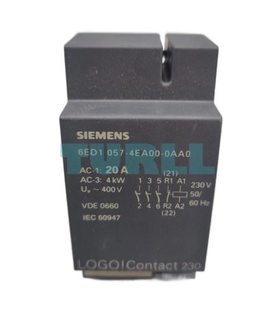 Siemens 6ED1057-4EA00-0AA0 LOGO! Contact 230 Switching Module 20A, 3NO + 1NC
