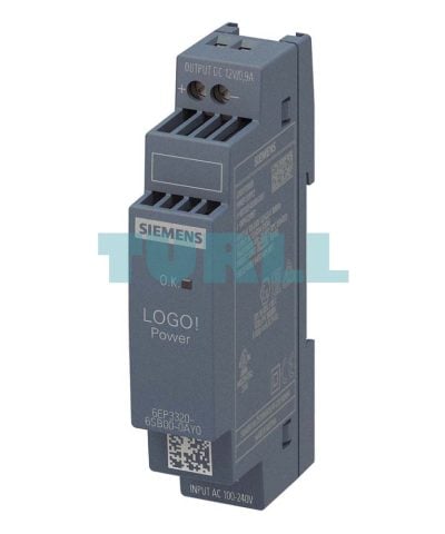 Siemens 6EP3320-6SB00-0AY0 LOGO!POWER 12V / 0.9A Stabilized Power Supply