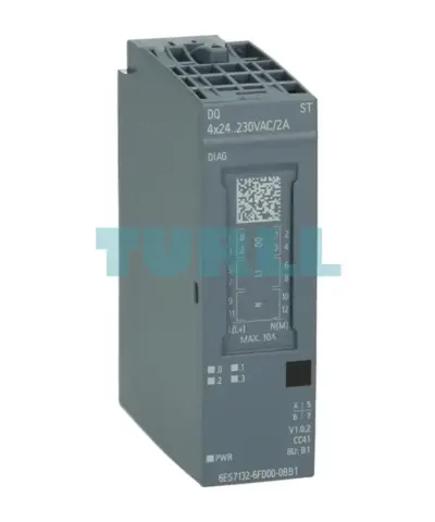 Siemens 6ES7132-6FD00-0BB1 — angled product view