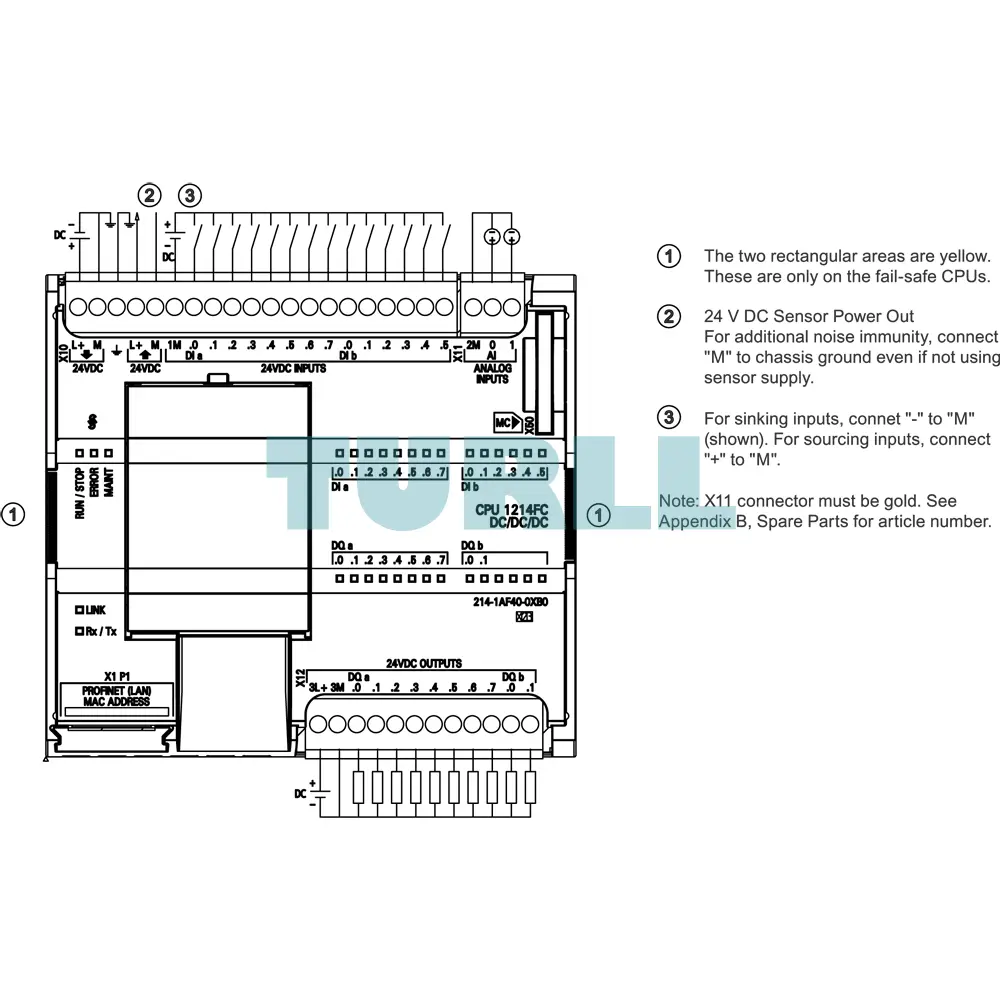 Siemens 6ES7214-1AF40-0XB0 SIMATIC S7-1200F, CPU 1214 FC, Compact Safety PLC, 200 KB Original Brand New 5 Siemens 6ES7214-1AF40-0XB0 SIMATIC S7-1200F, CPU 1214 FC, Compact Safety PLC, 200 KB