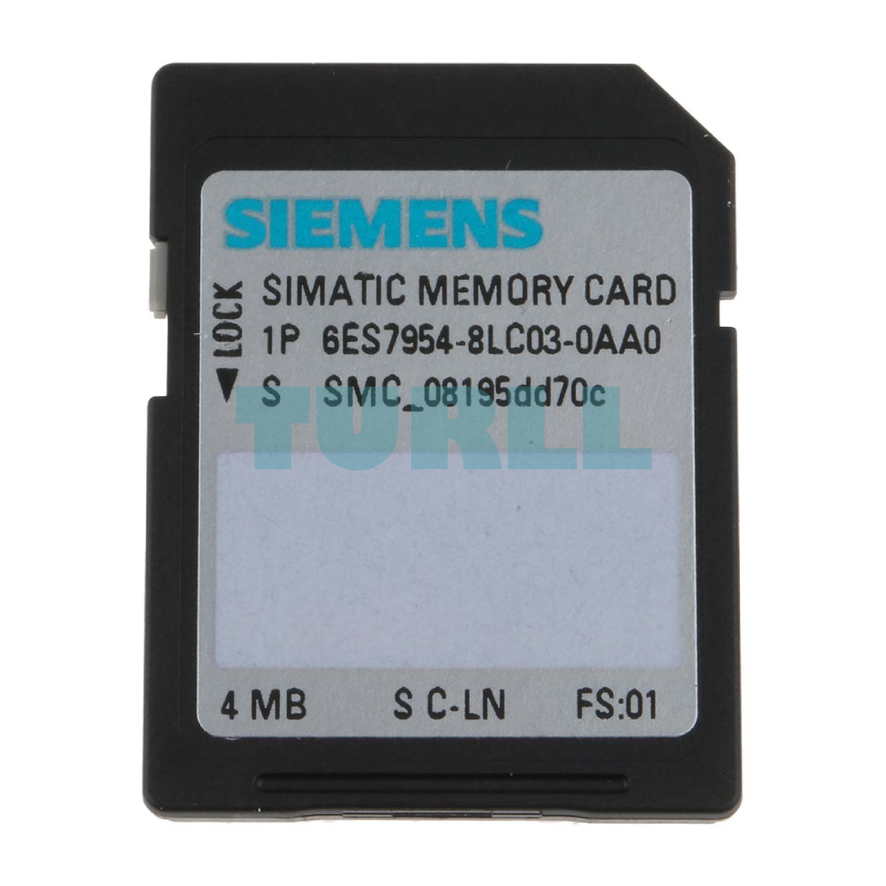 Siemens 6ES7954-8LC03-0AA0 SIMATIC S7 Memory Card 4MB Flash Original Brand New 1 Siemens 6ES7954-8LC03-0AA0 SIMATIC S7 Memory Card 4MB Flash