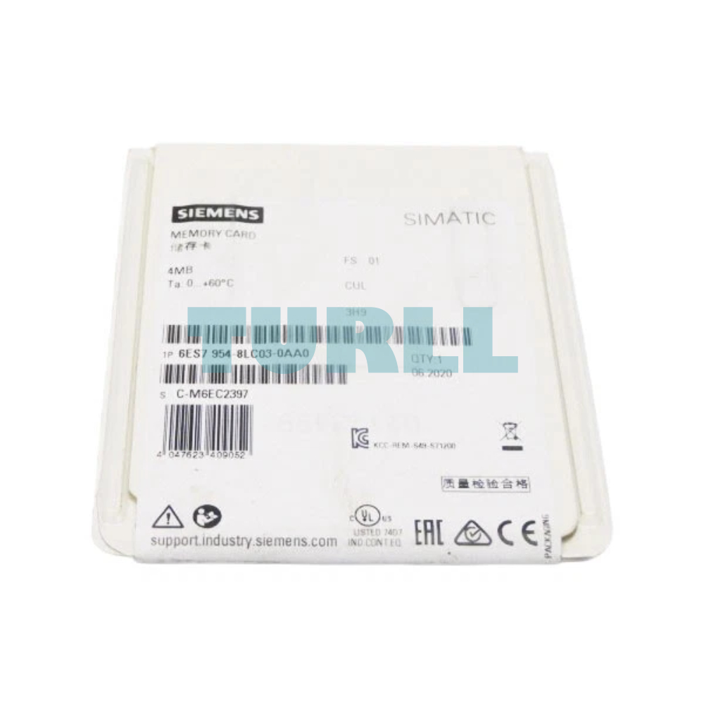 Siemens 6ES7954-8LC03-0AA0 SIMATIC S7 Memory Card 4MB Flash Original Brand New 3 Siemens 6ES7954-8LC03-0AA0 SIMATIC S7 Memory Card 4MB Flash