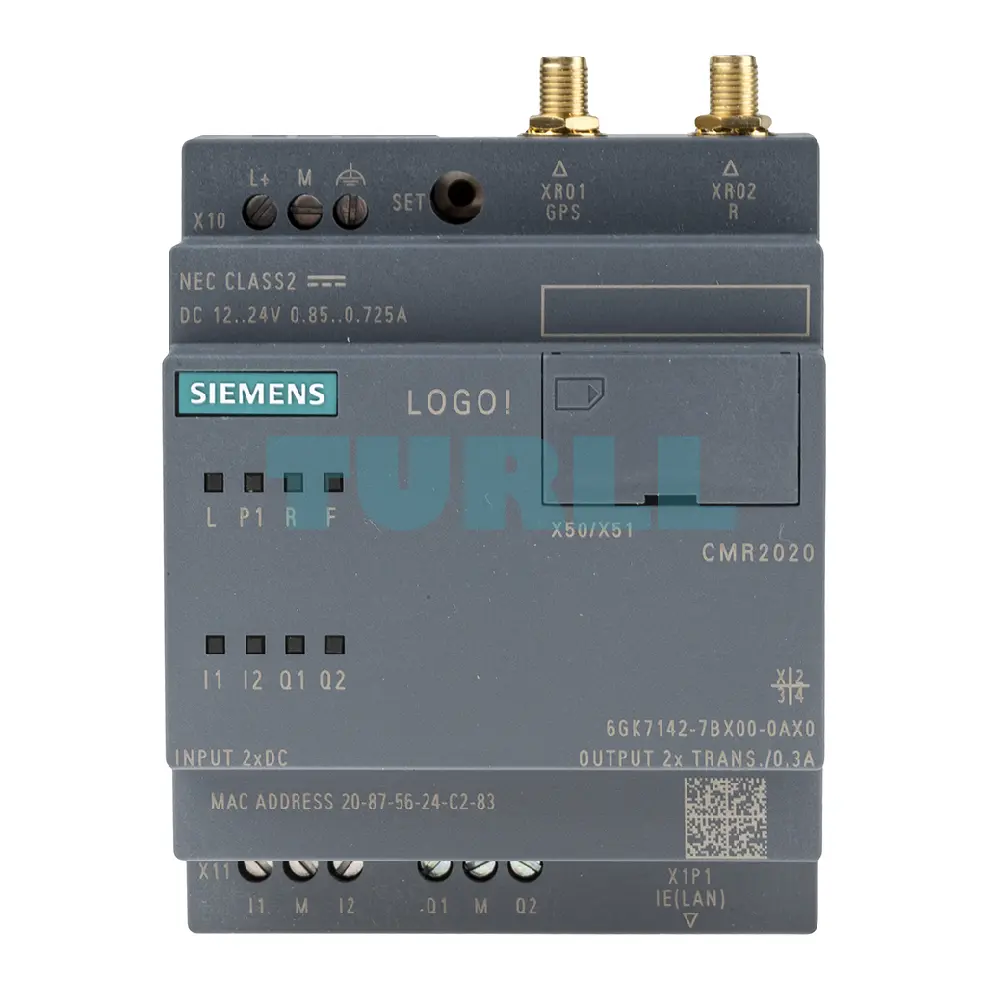 Siemens 6GK7142-7BX00-0AX0 LOGO! CMR2020 Communication Module GSM/GPRS & GPS Original Brand New 1 Siemens 6GK7142-7BX00-0AX0 LOGO! CMR2020 Communication Module GSM/GPRS & GPS