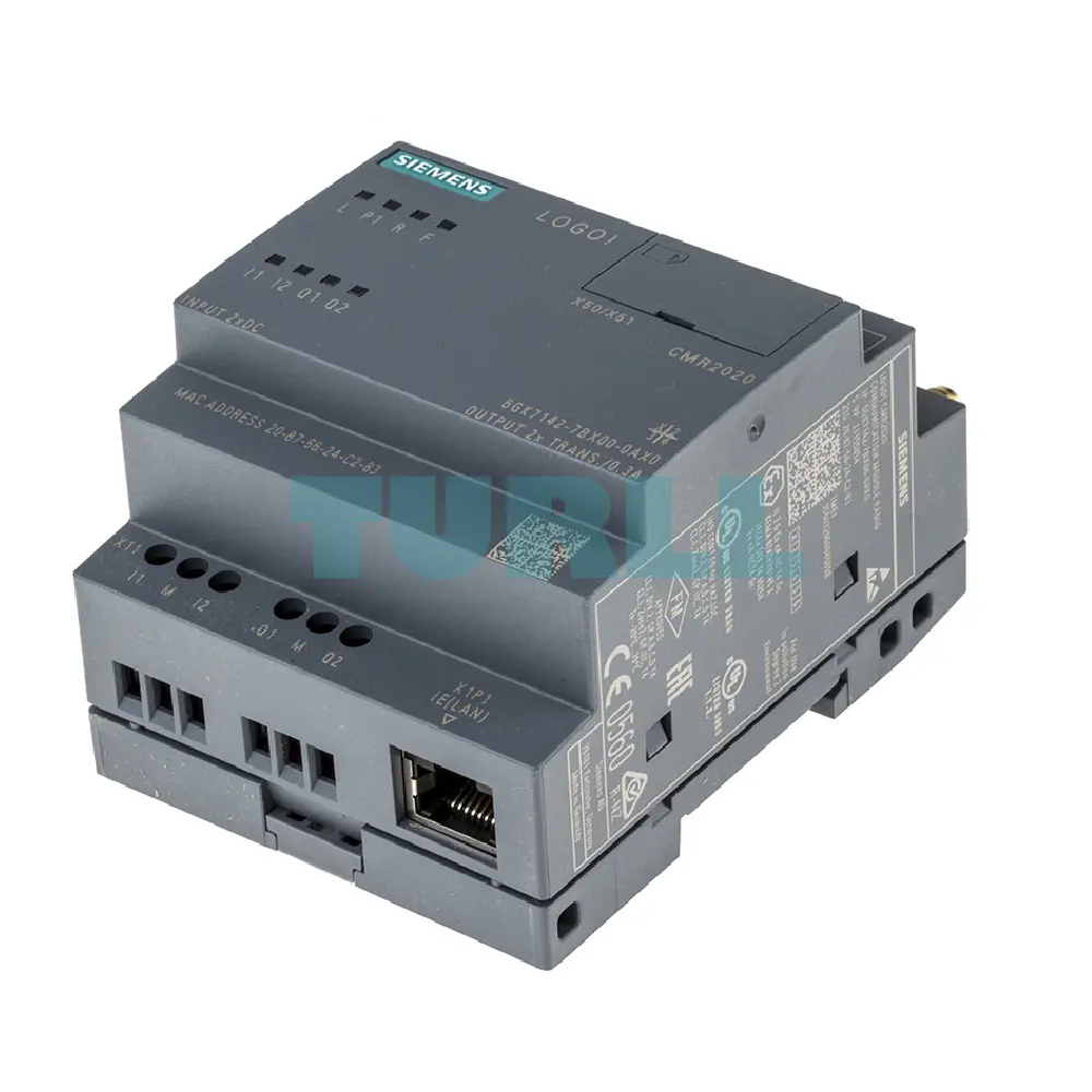 Siemens 6GK7142-7BX00-0AX0 LOGO! CMR2020 Communication Module GSM/GPRS & GPS Original Brand New 3 Siemens 6GK7142-7BX00-0AX0 LOGO! CMR2020 Communication Module GSM/GPRS & GPS