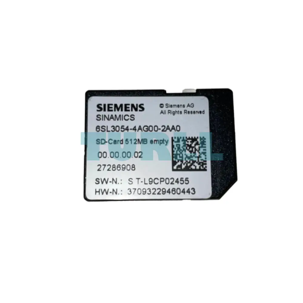 Siemens 6SL3054-4AG00-2AA0 SINAMICS SD Card 512 MB Empty
