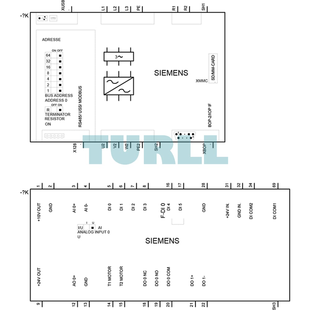 Siemens 6SL3210-1KE15-8AF2 SINAMICS G120C AC Drive, 2.2kW / 1.5kW, PROFINET Original Brand New 5 Siemens 6SL3210-1KE15-8AF2 SINAMICS G120C AC Drive, 2.2kW / 1.5kW, PROFINET