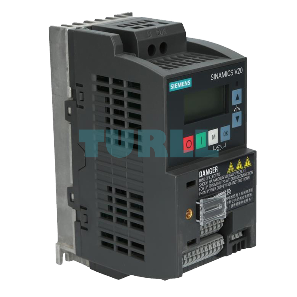 Siemens 6SL3210-5BB15-5BV1 SINAMICS V20, 0.55 kW, 1AC Drive with Integrated Filter Original Brand New 3 Siemens 6SL3210-5BB15-5BV1 SINAMICS V20, 0.55 kW, 1AC Drive with Integrated Filter
