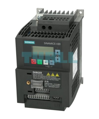 Siemens 6SL3210-5BB21-5BV1 SINAMICS V20, Variable Frequency Drive 1.5 kW, 200–240V