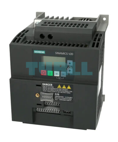 Siemens 6SL3210-5BB22-2BV1 SINAMICS V20 2.2kW 1AC Drive, USS/Modbus, Integrated Filter C1
