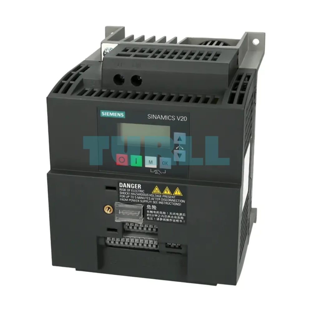 Siemens 6SL3210-5BB22-2BV1 SINAMICS V20 2.2kW 1AC Drive, USS/Modbus, Integrated Filter C1 Original Brand New 1 Siemens 6SL3210-5BB22-2BV1 SINAMICS V20 2.2kW 1AC Drive, USS/Modbus, Integrated Filter C1