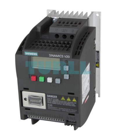 Siemens 6SL3210-5BE21-5CV0 SINAMICS V20, 1.5 kW, 380-480V, 3AC Drive, Integrated Filter