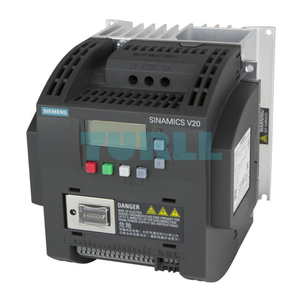 Siemens 6SL3210-5BE23-0CV0 SINAMICS V20, 3.0 kW AC Drive, 380–480V Original Brand New 1 Siemens 6SL3210-5BE23-0CV0 SINAMICS V20, 3.0 kW AC Drive, 380–480V